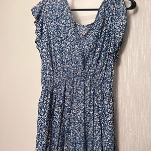 Blue & White Spring Dress